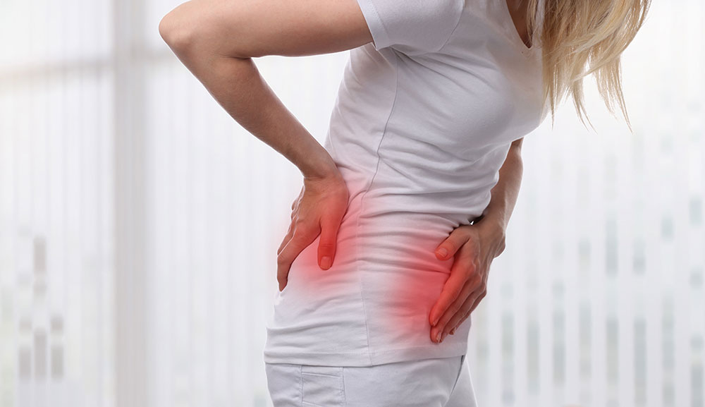 kidney stone pain location